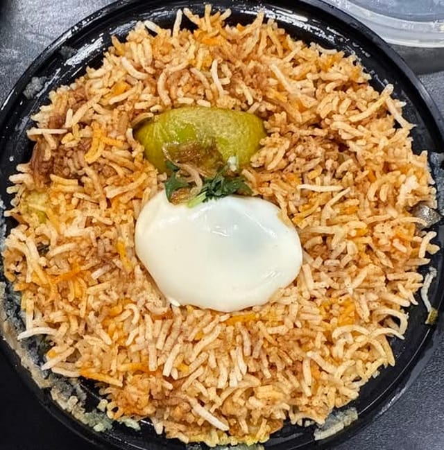 Shrimp Biryani.
